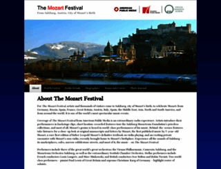 themozartfestival.org screenshot