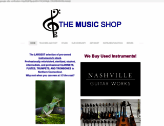 themusic-shop.com screenshot