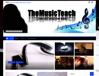 themusicteach.com screenshot