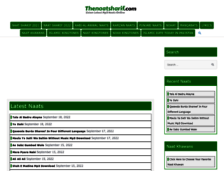 thenaatsharif.com screenshot