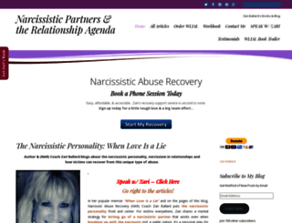 thenarcissisticpersonality.com screenshot