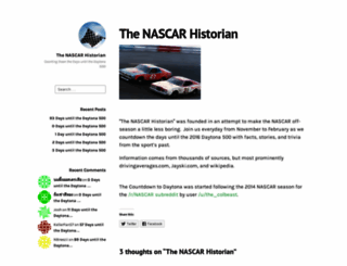 thenascarhistorian.wordpress.com screenshot