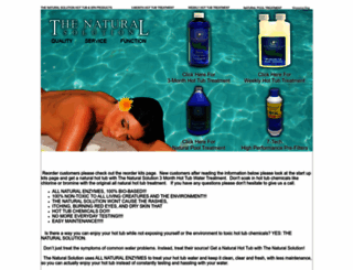 thenaturalsolutionusa.com screenshot