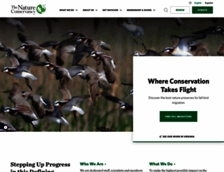 thenatureconservancy.org screenshot