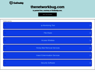 thenetworkbug.com screenshot