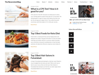 thenevermindblog.com screenshot