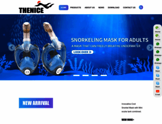 thenicedive.com screenshot