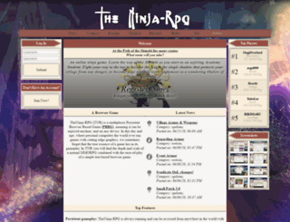 theninja-rpg.com screenshot