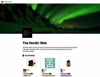 thenordicweb.com screenshot