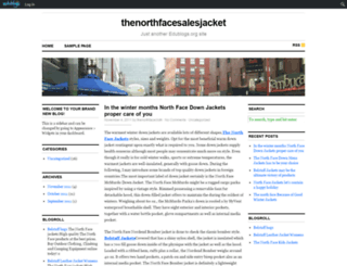thenorthfacecloth.edublogs.org screenshot