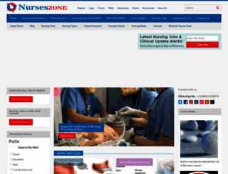 thenurseszone.com screenshot
