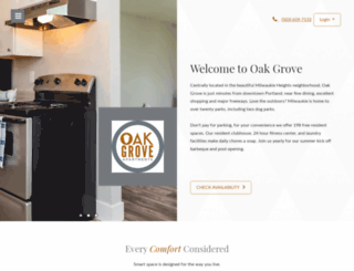 theoakgroveapts.com screenshot