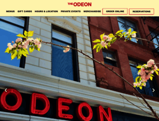 theodeonrestaurant.com screenshot