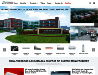 theodooraircurtain.com screenshot
