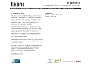 theodores.com screenshot