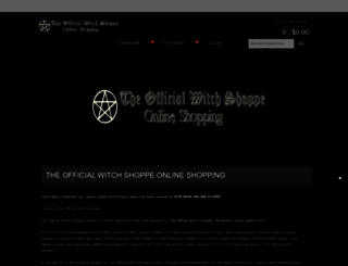 theofficialwitchshoppe.net screenshot