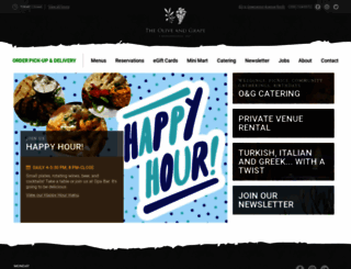 theoliveandgrape.com screenshot