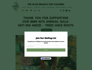 theolivebranchforchildren.org screenshot