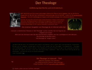theologe.de screenshot