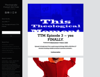 theologicallycorrect.com screenshot