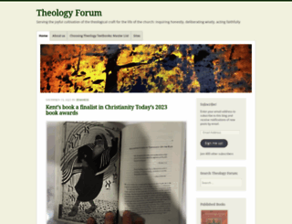 theologyforum.wordpress.com screenshot