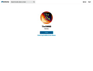 theommb.bandcamp.com screenshot