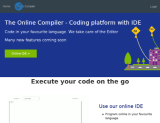 theonlinecompiler.com screenshot