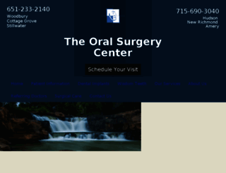 theoralsurgerycenter.com screenshot