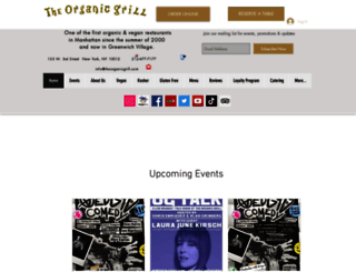 theorganicgrill.com screenshot