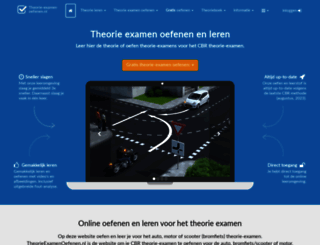 Access Theorieexamenoefenen.nl. Gratis Oefenen Voor Het CBR Theorie ...