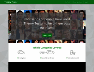 theory-tester.com screenshot