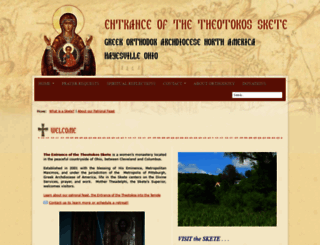 theotokos-skete.org screenshot