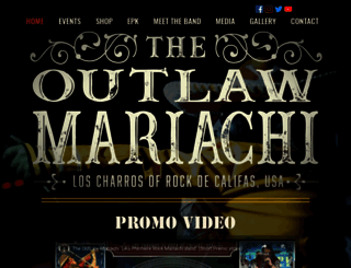 theoutlawmariachi.com screenshot