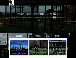 thepadelcourtcompany.co.uk screenshot