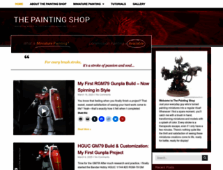 thepaintingshopworld.com screenshot