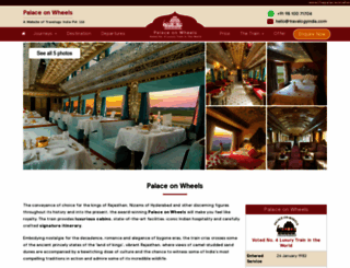 thepalaceonwheels.org screenshot