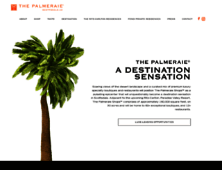thepalmeraie.com screenshot