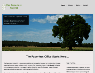 thepaperlessproject.com screenshot