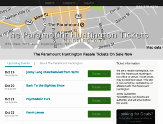 theparamounthuntington.ticketoffices.com screenshot