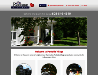 theparksidevillage.com screenshot