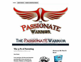 thepassionatewarrior.com screenshot