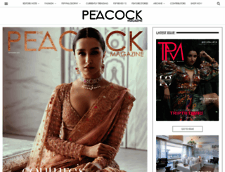 thepeacockmagazine.com screenshot
