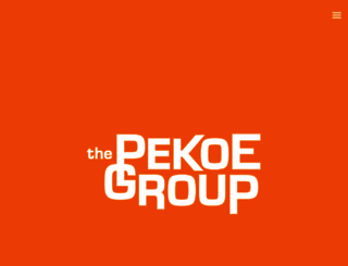 thepekoegroup.com screenshot
