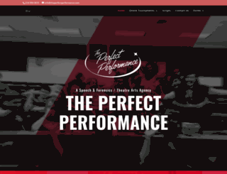 theperfectperformance.com screenshot
