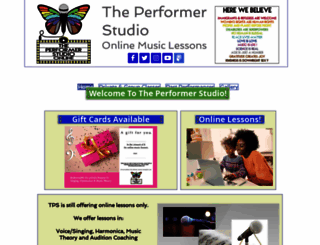 theperformerstudio.com screenshot