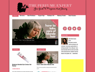 theperfumeexpert.com screenshot