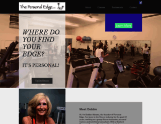 thepersonaledgefitness.com screenshot
