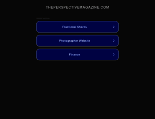 theperspectivemagazine.com screenshot