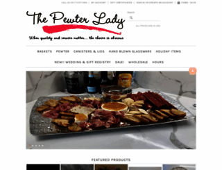 thepewterlady.com screenshot