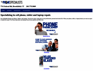 thephonespecialists.com screenshot